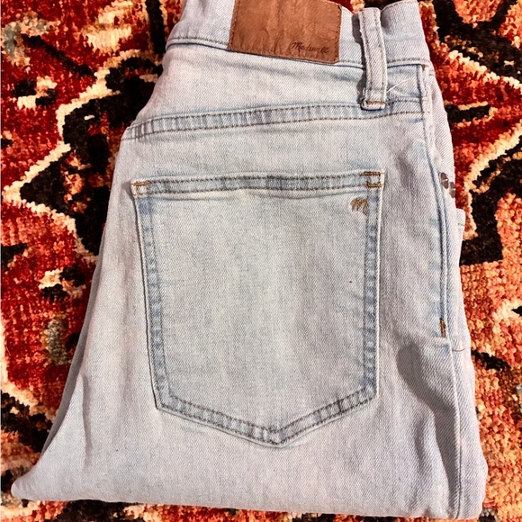 Madewell Perfect Vintage Straight Light Wash High Rise Jeans size 27 - Picture 5 of 7